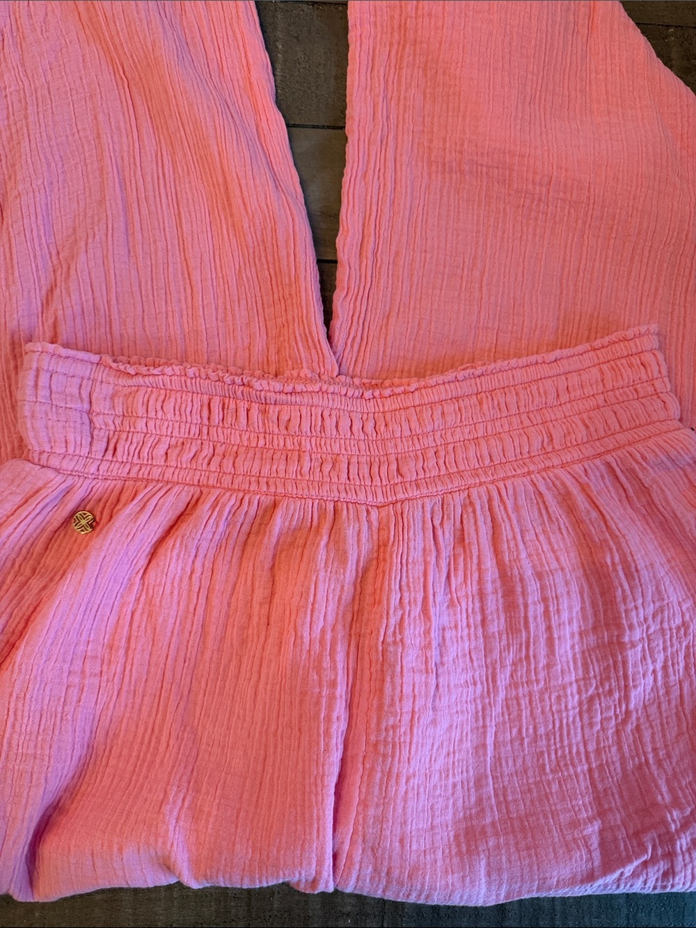 Lilly Pullitzer cotton Cover Up Pants in :
Rousseau Pink size M - Picture 2 of 6